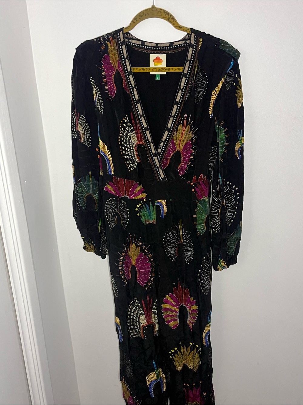 FARM Rio Yawanawa Wonderful Headdress Long Sleeve Jumpsuit - Picture 5 of 8